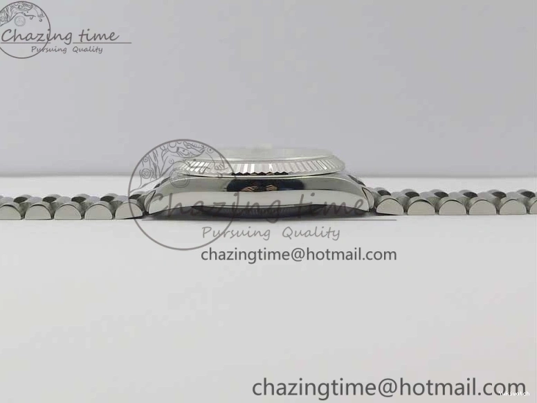 President Best Dial 36 Edition Bp Silver Maker 128239 Bracelet Day-Date SS on 0930